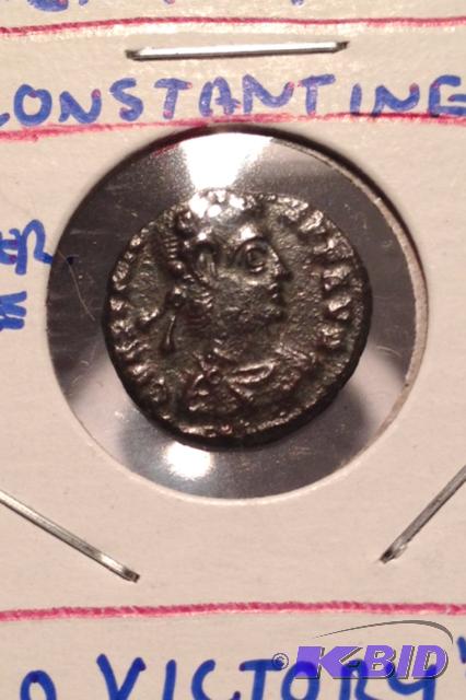 2 Ancient Roman Constantine Dragging Captive and Two Victorys Higher Grade