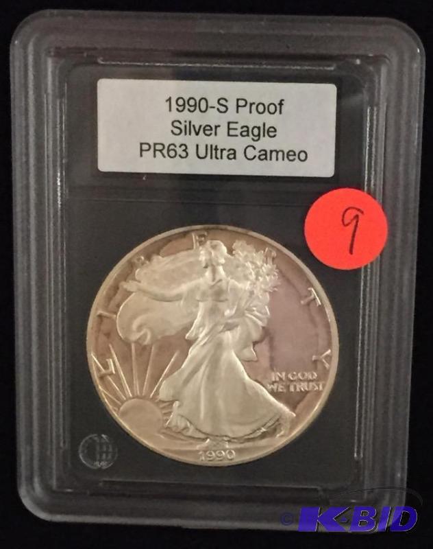 1990-S Proof Silver Eagle