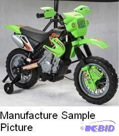 lot 105 image: Battery Operated Ride On Motorcycle - 6V Batt...
