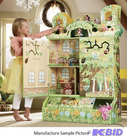 lot 109 image: Fairy Dollhouse with Storage - Spark your chi...