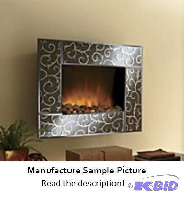 lot 120 image: Flat Panel Wall Mount Fireplace - Has remote,...