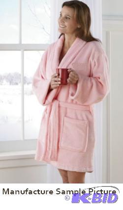 lot 144 image: Plush Robe - Pink - Its super soft - Include...