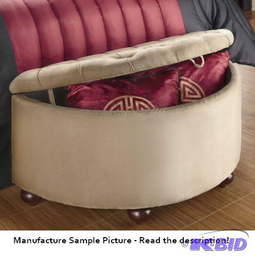 lot 5 image: Half Moon Storage Bench -&nbspA lovely compl...