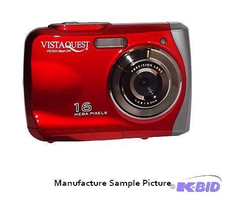 lot 89 image: Vistaquest 16 Mega Pixel Camera - Red - Model...