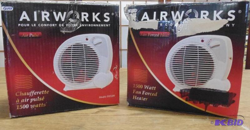 NEW Airworks Fan forced Heaters, Lot of 2.&nb...