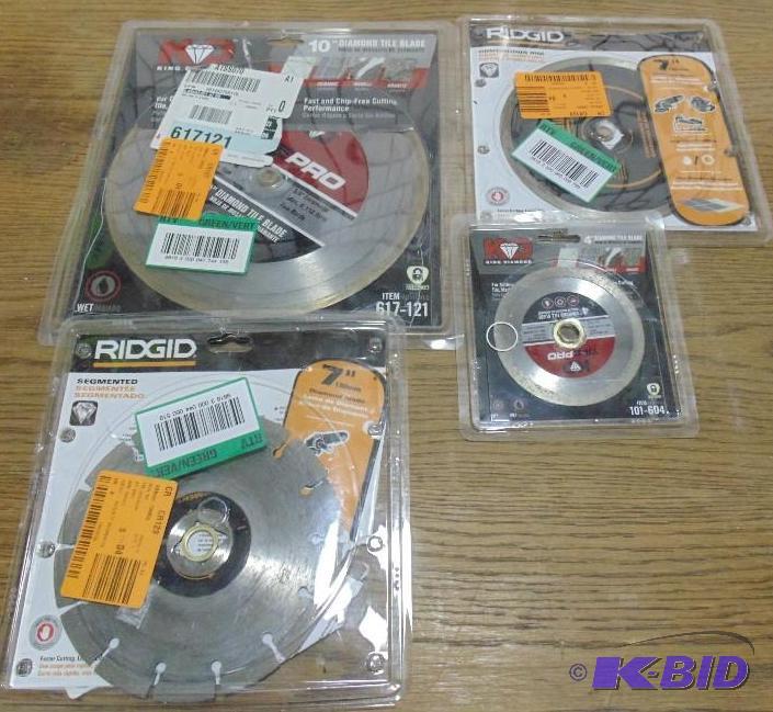 King Diamond 10 inch Diamond Blade, (3) Rigid...