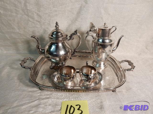 Silver Plate, Coffee Tea Service