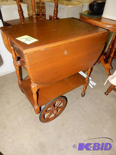 Wood Tea Cart