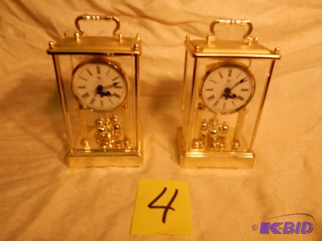 2, Elgin Quartz Simulated Atmos Clocks
