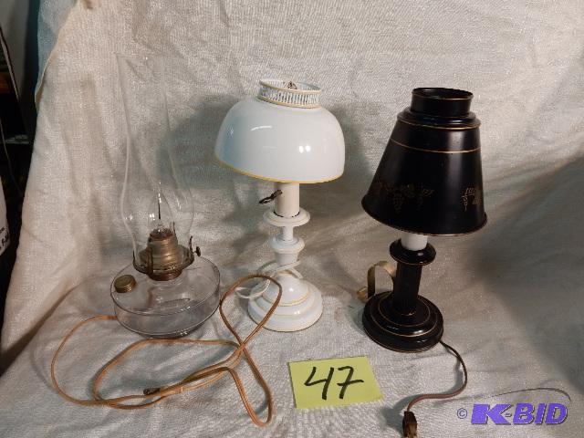 3, electric table lamps