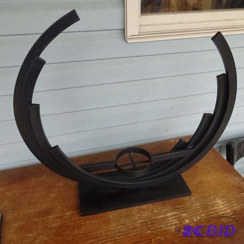 Decorative pillar candle holder. Could hold a...