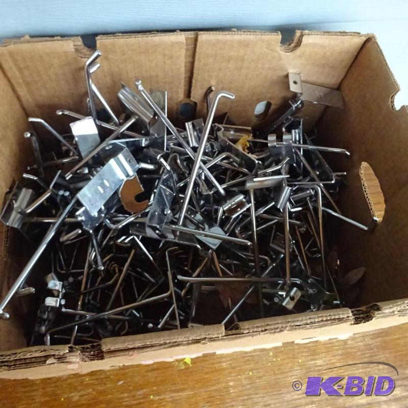 Peg hooks for wire shelving and slat wall...
