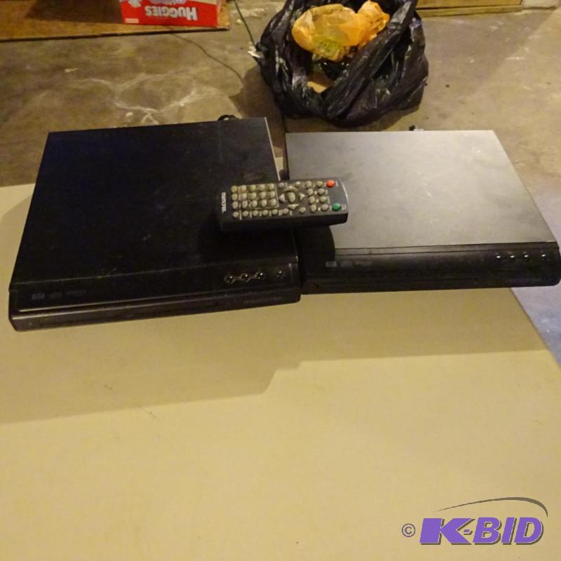 2 memorex DVD players. One has a remote. MVT2...