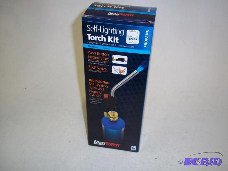 Self lighting torch kit...