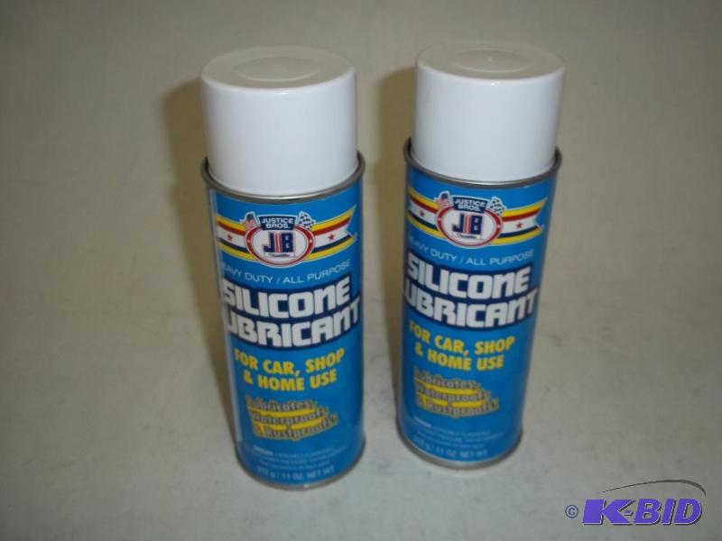 New 2 cans silicone lubricant...
