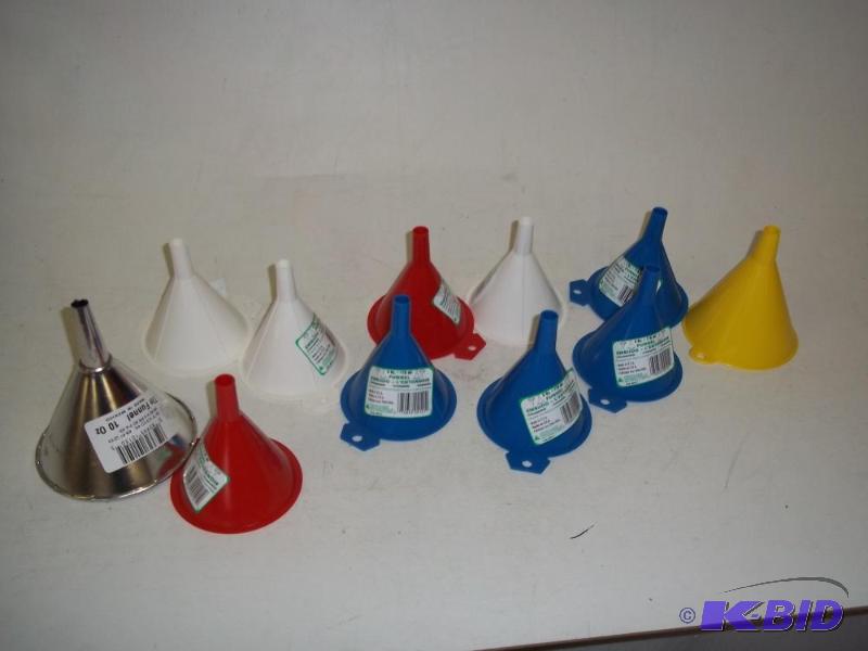 Group of New plastic funnels &nbsp...