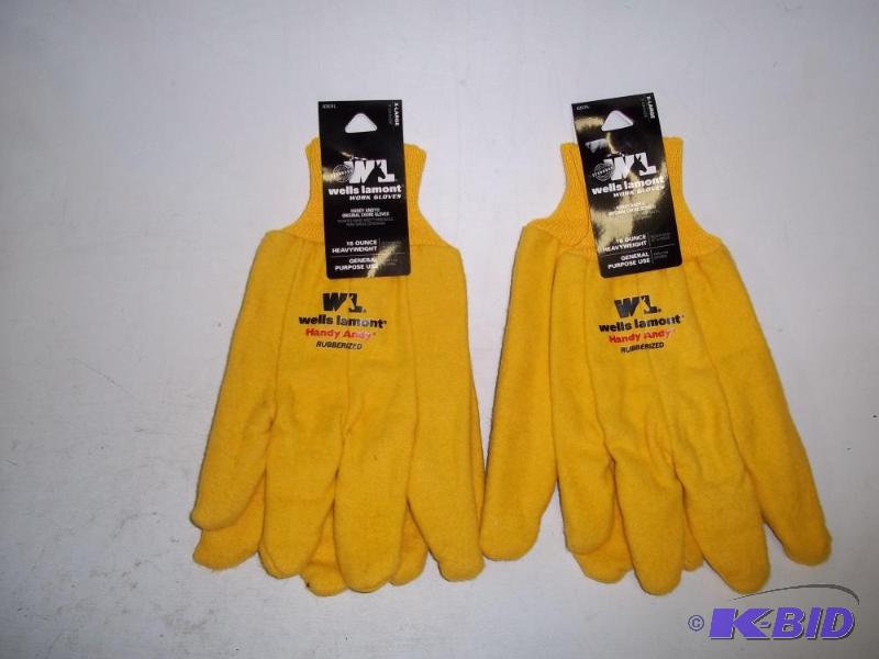 New 2 Pair of Wells Lamont Work Gloves, Size&...