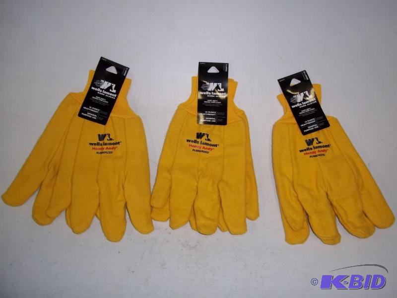 New 3 Pair of Wells Lamont Work Gloves, Size ...