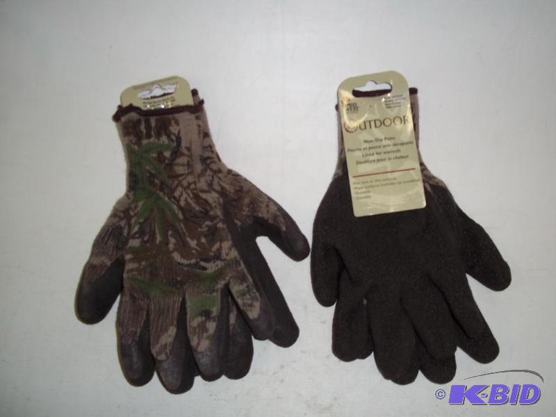 New 2 pair of outdoor gloves size XL...