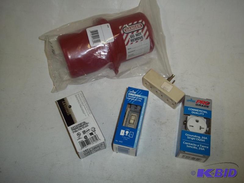 New electrical lock out cover, and plugs and ...