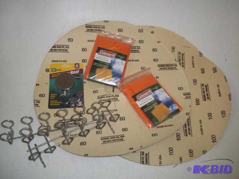 New sandpaper disks, tool holder, key holder,...