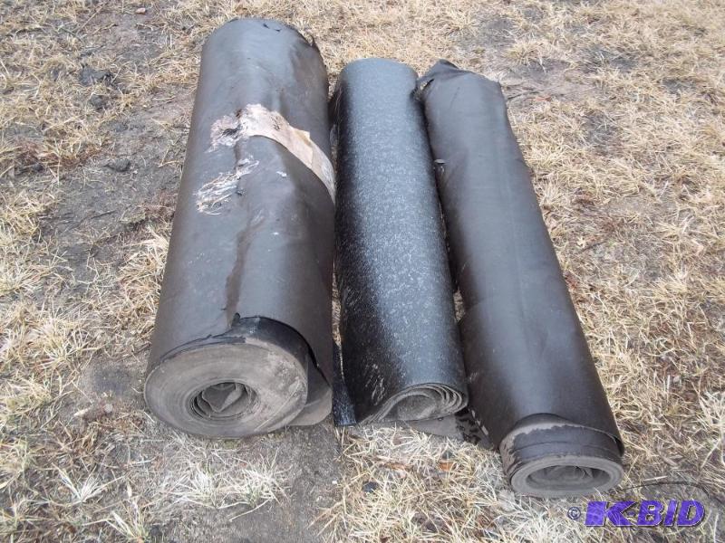 3 rolls of tar paper...