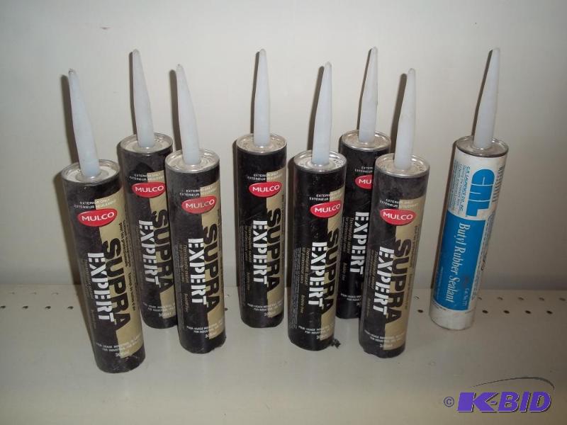 8 tubes of sealant...