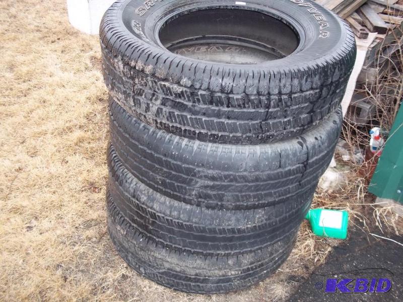 Set of 4 Goodyear Wrangler 265  70R18...