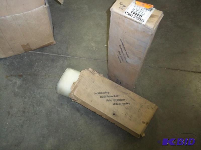 New 4 rolls of 3 x 100 of landscape plastic...