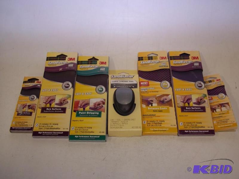 NEW Sandpaper set with holder...