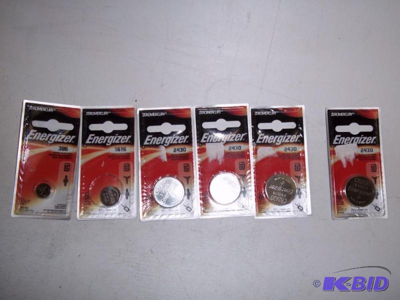 6 New button Batteries...