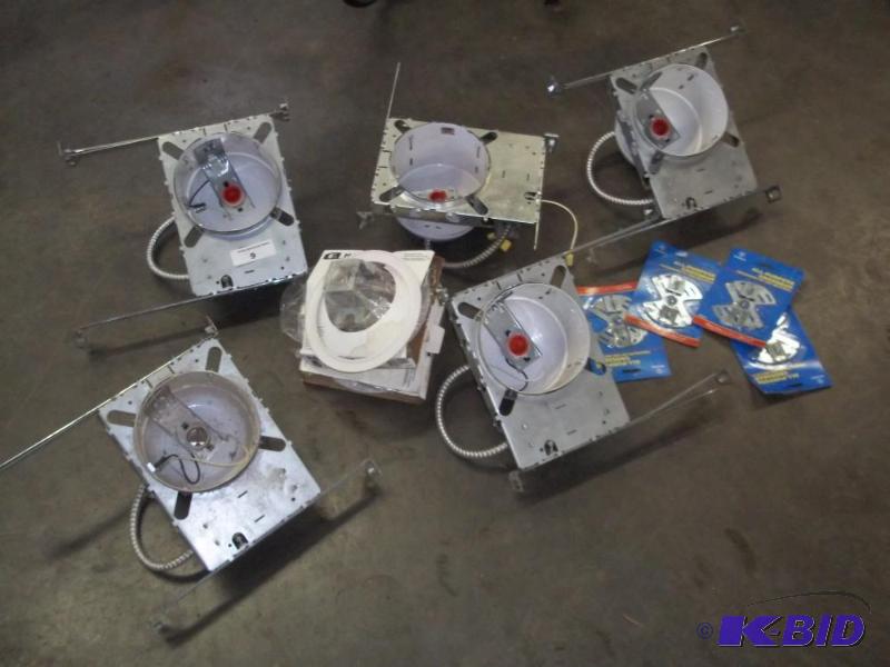6 reset light fixtures...