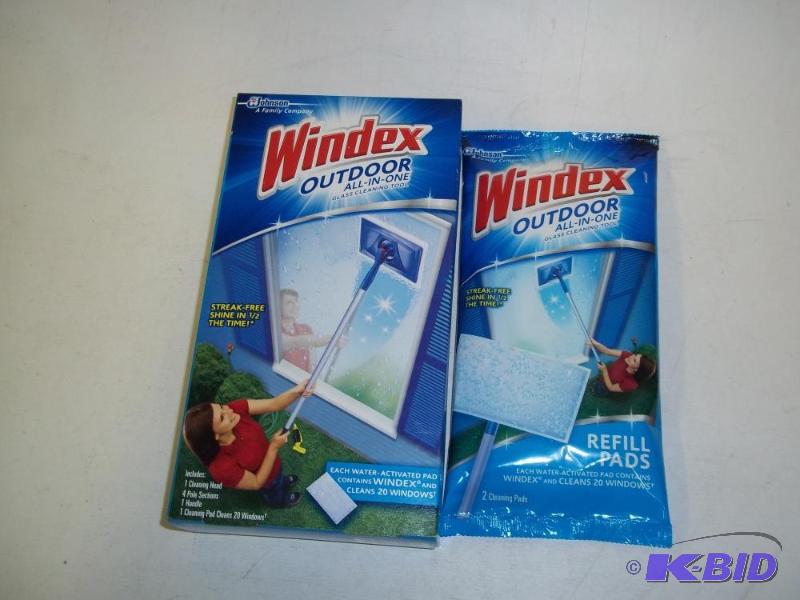 New Windex outdoor handle with refill pads...