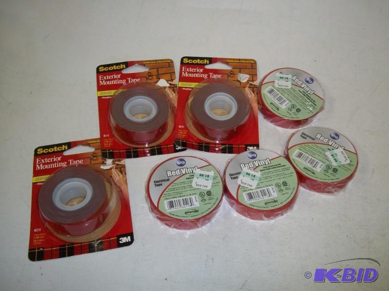 New Electrical tape 4 rolls and 3 rolls of ex...