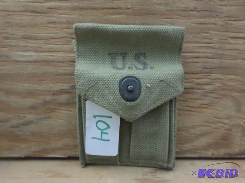 lot 104 image: U.S. Military Belt Pouch...