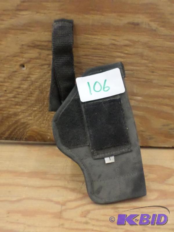 lot 106 image: Belt-Mount Pistol Holster...