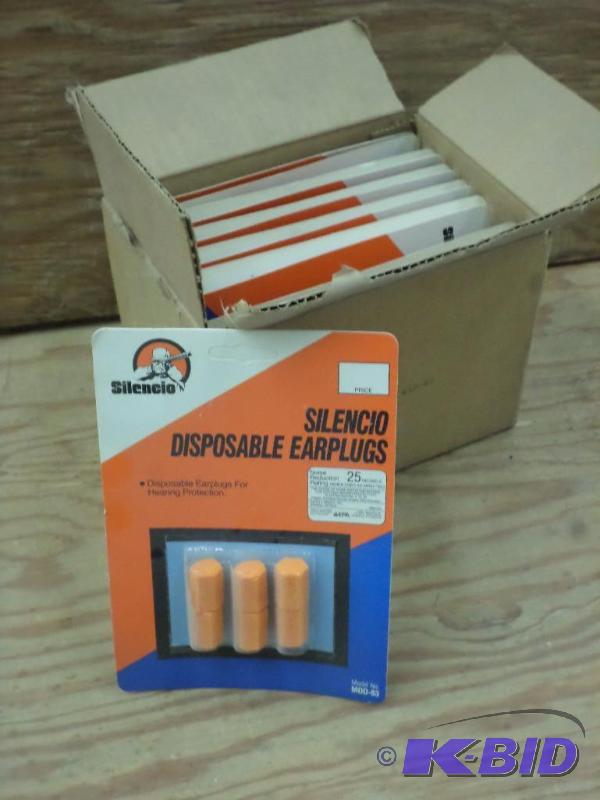 lot 108 image: (12) New 6-Packs Of Silencio Disposabel Ear P...