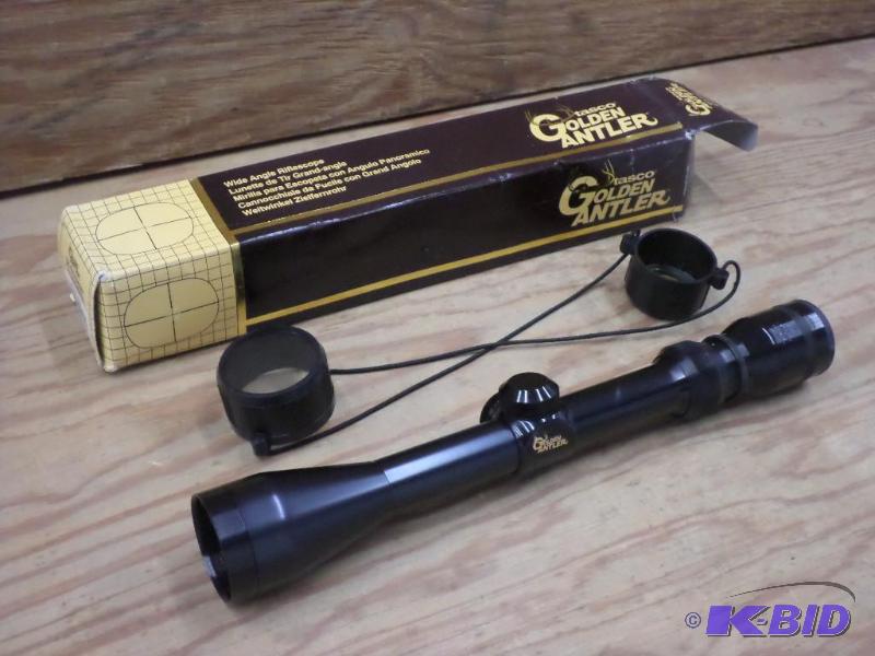 lot 24 image: New Tasco Golden Antler 3x9x40mm Rifle Scope...
