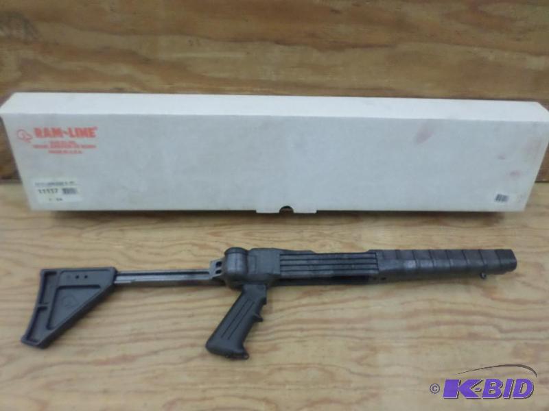 lot 7 image: New Ram-Line Synthetic 1022 Folding Rifle St...