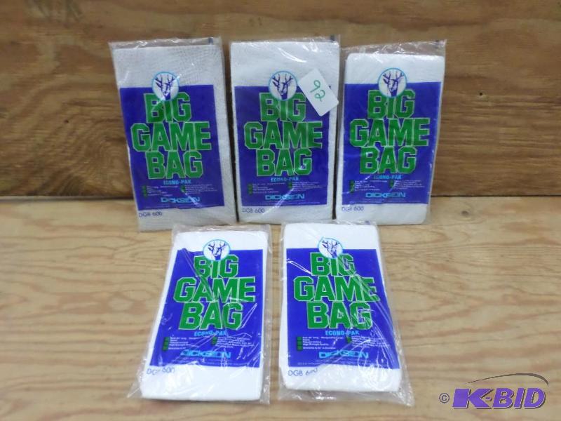 lot 92 image: (5) New Dickson Big Game Bags...