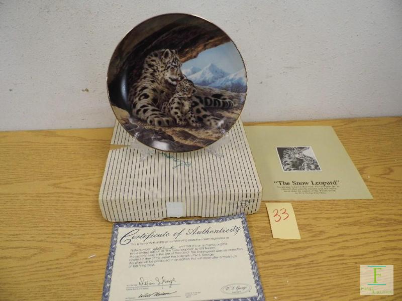 Snow Leopard Plate