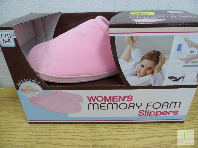 New Womens Memory Foam Slippers