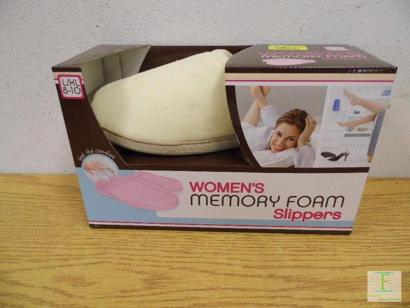 New Womens Memory Foam Slippers