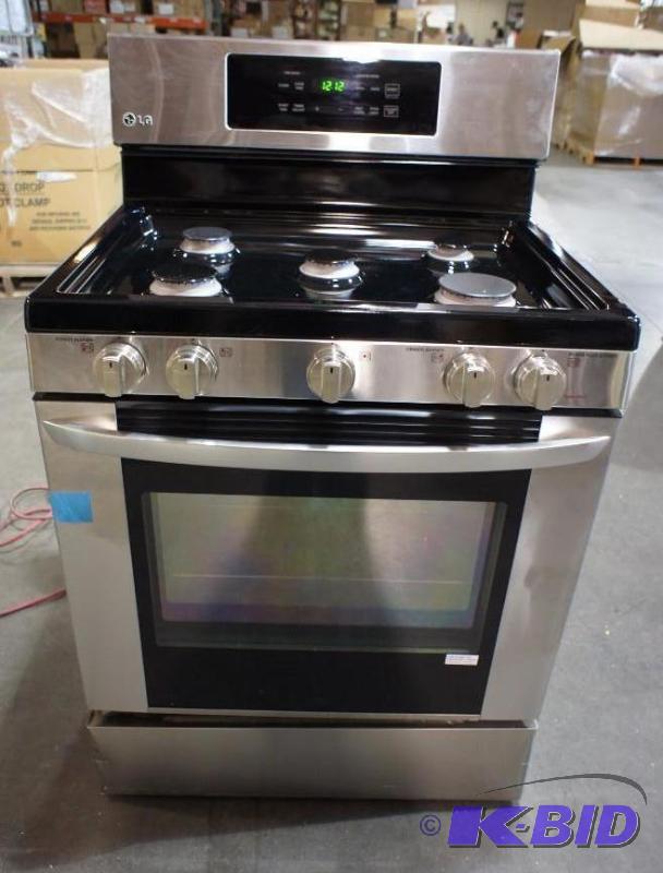 New LG Gas Stove - Model # (LRG3081ST) - MSRP...