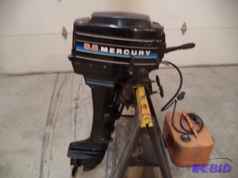 Mercury 9.8hp long shaft motor
