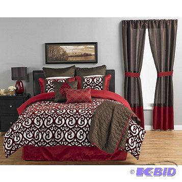 New McLeland Design Donnell 8pc Comforter Set...