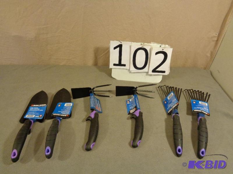 2 New Display Model Steel Trowels, 2 Steel Cu...