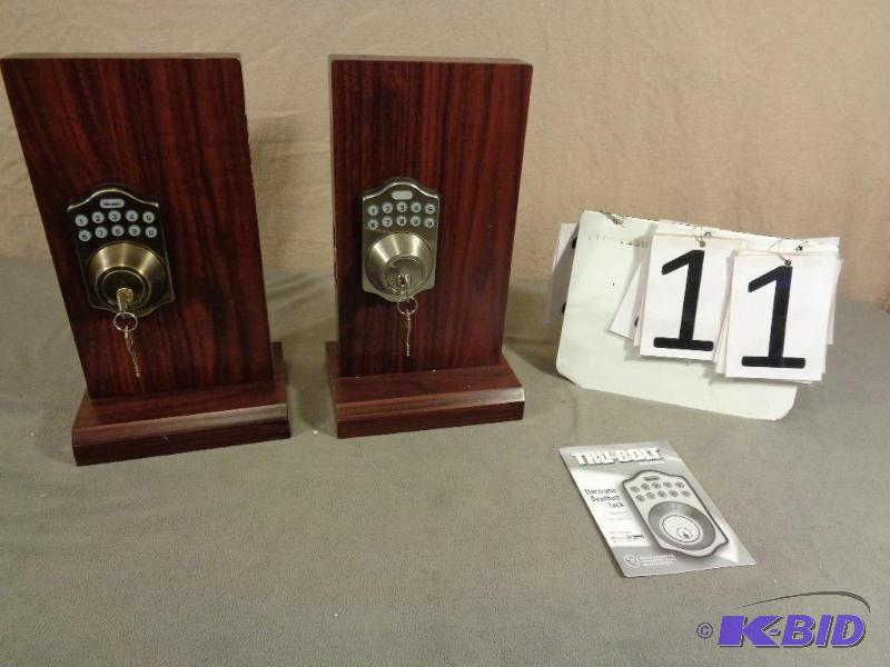 2 New Display Model Electronic Deadbolt Door ...