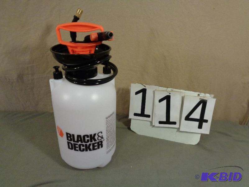 New Black and Decker Sprayer....