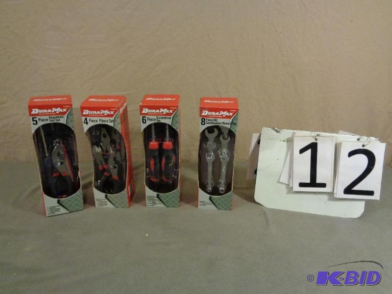 4 New Duramaz Tool Sets.&nbsp5 Pc Household,...